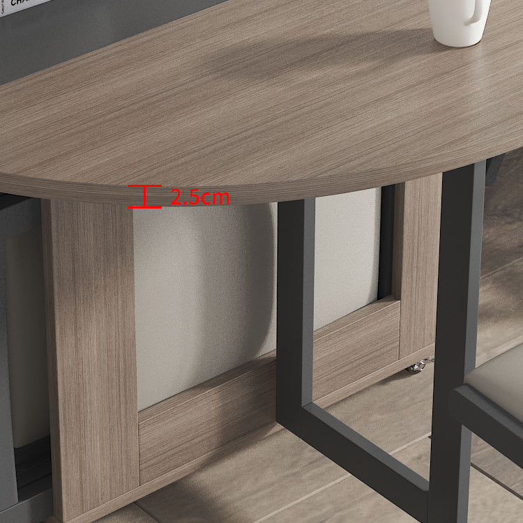 Round Mid-Century Modern Dining Table Pedestal Base Table for Dining Room(only table)