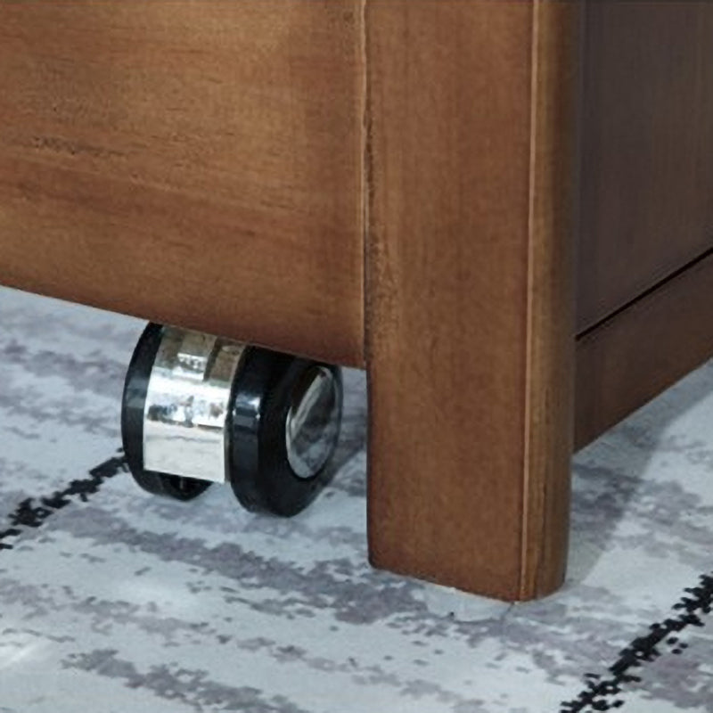 Mesa de comedor moderna de mediados de siglo Madera sólida 51.2 "L x 29.5" H Mesa (única mesa)