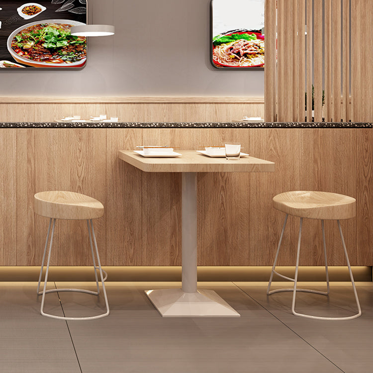 Industrial Dining Room Table Home Kitchen Dinner Furniture with Metal Base