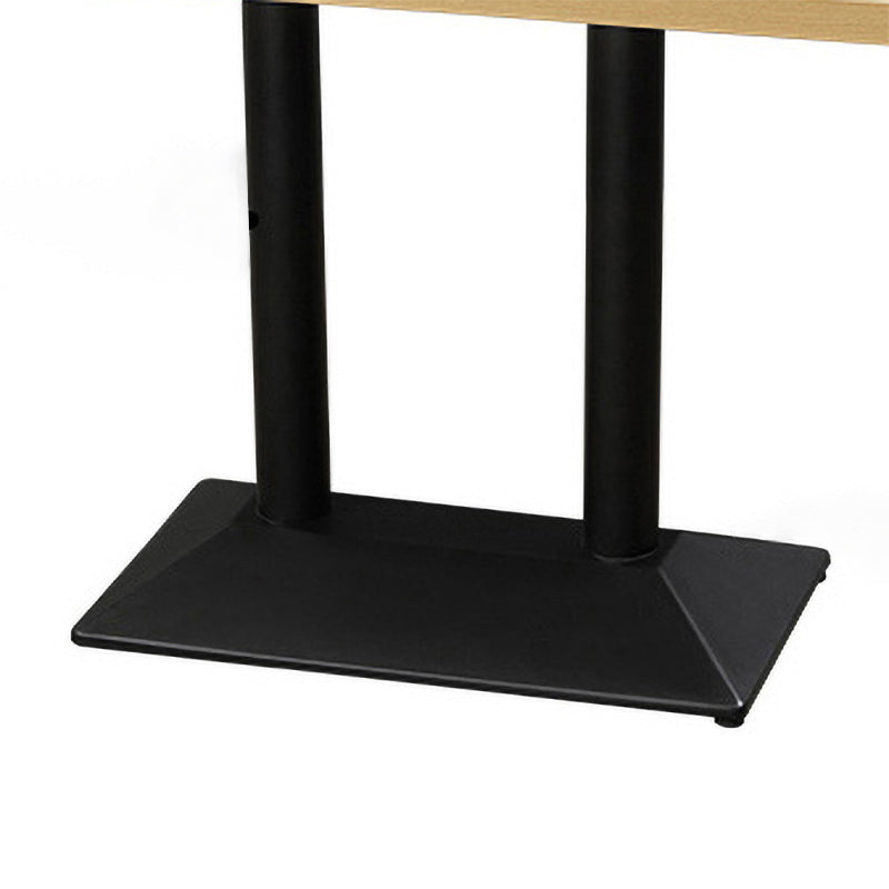 Industrial Dining Room Table Home Kitchen Dinner Furniture with Metal Base