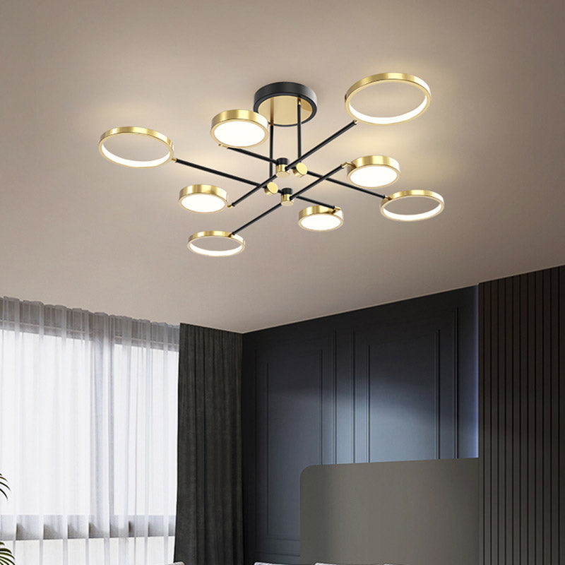 Multi-head Flush Mount Fixture Modern LED Flush Ceiling Light Fixtures for Dinning Room
