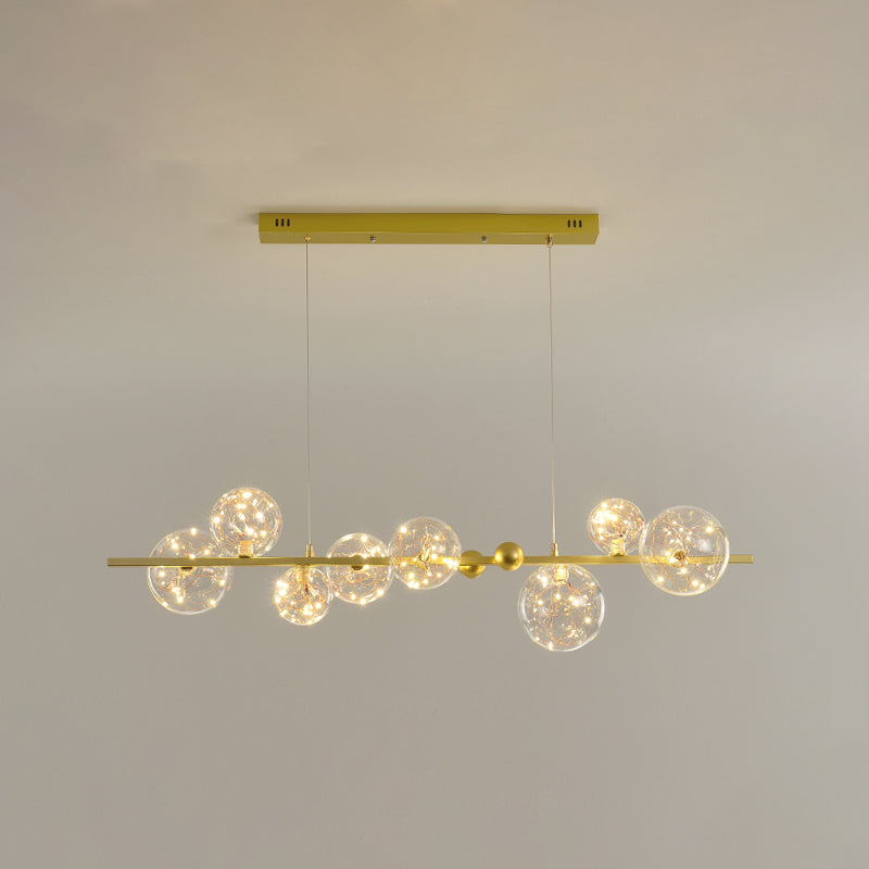 Modern Dining Pendant Lamp Fixture Kitchen Dining Room Glass Shade Hanging Light