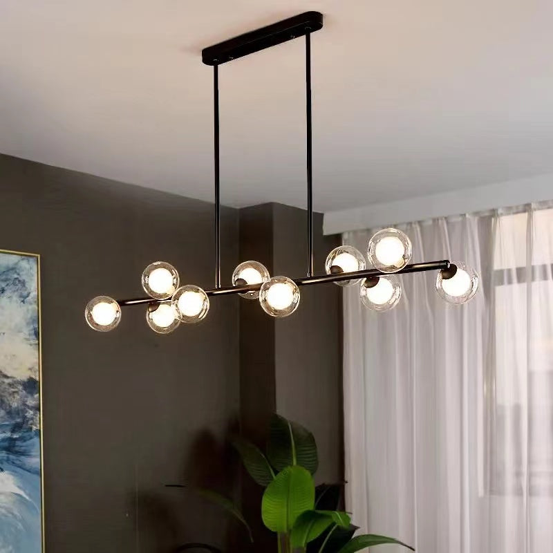 Modern Style Dining Pendant Lamp Fixture Kitchen Dining Room Glass Shade Hanging Light