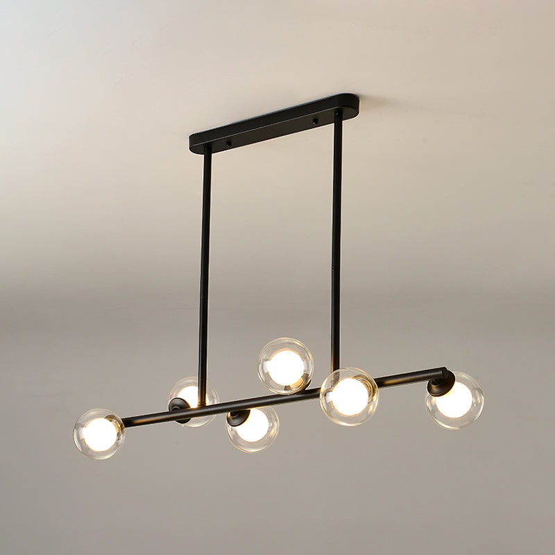 Modern Style Dining Pendant Lamp Fixture Kitchen Dining Room Glass Shade Hanging Light