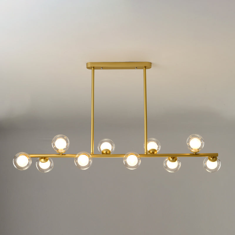 Modern Style Dining Pendant Lamp Fixture Kitchen Dining Room Glass Shade Hanging Light