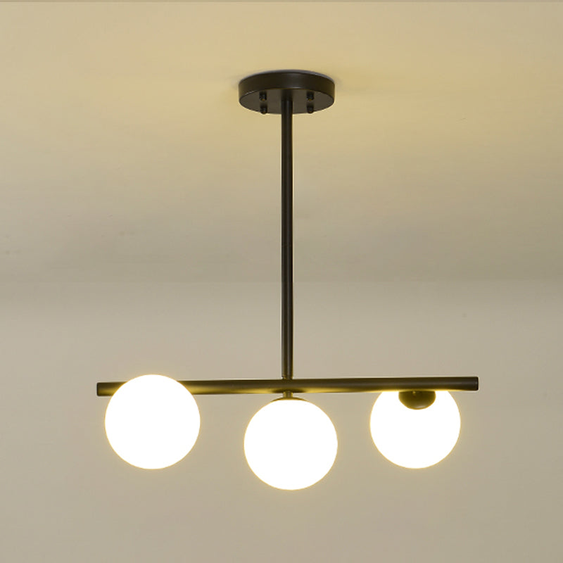 Modern Dining Chandelier Pendant Dining Room Glass Shade Hanging Light Fixture