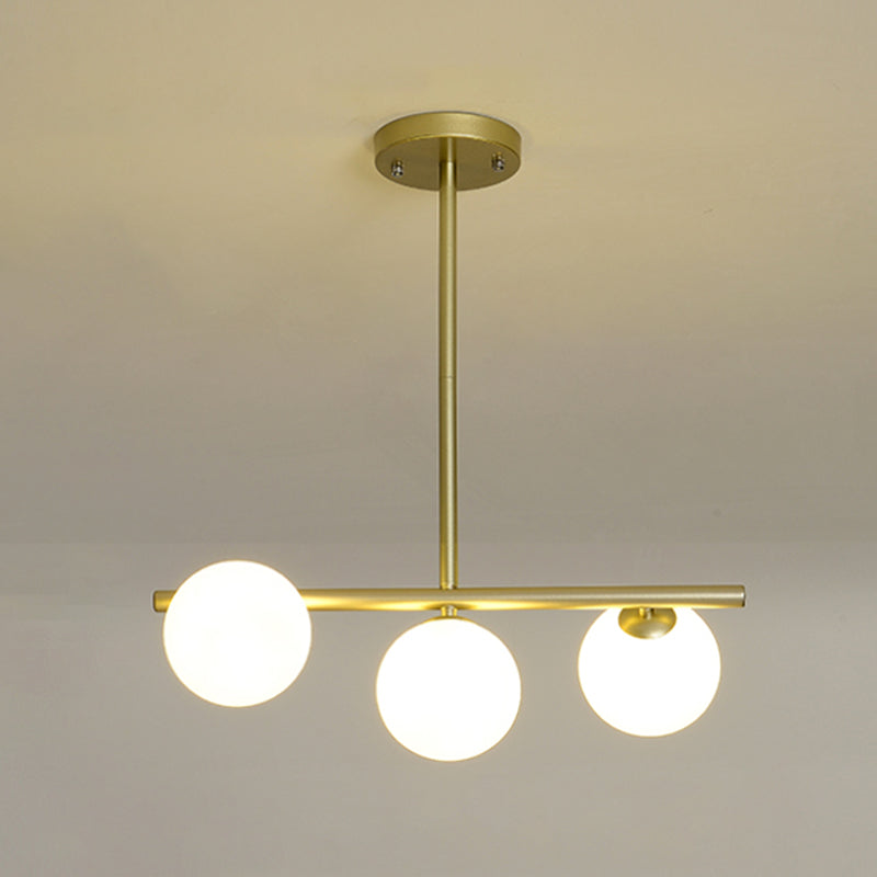 Modern Dining Chandelier Pendant Dining Room Glass Shade Hanging Light Fixture