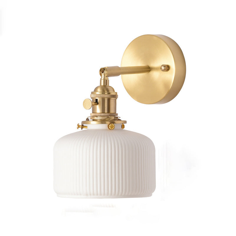 Sconce murale in stile industriale 1 lampada montata a parete blub per camera da letto