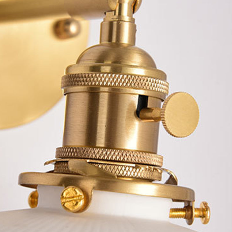 Sconce murale in stile industriale 1 lampada montata a parete blub per camera da letto