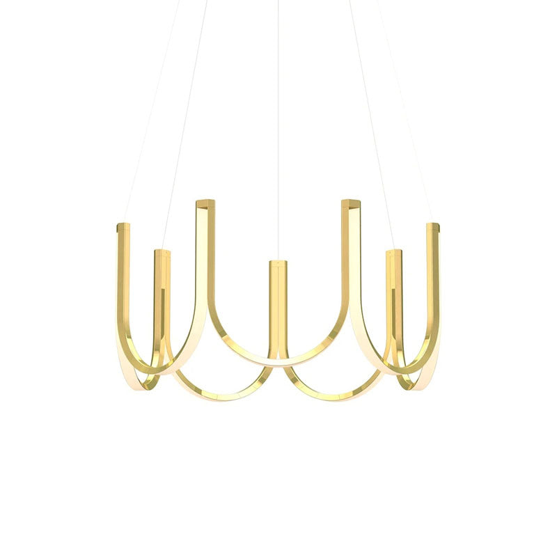 Lineaire kroonluchter verlichtingsarmaturen Moderne multi-head suspensie hanglampen