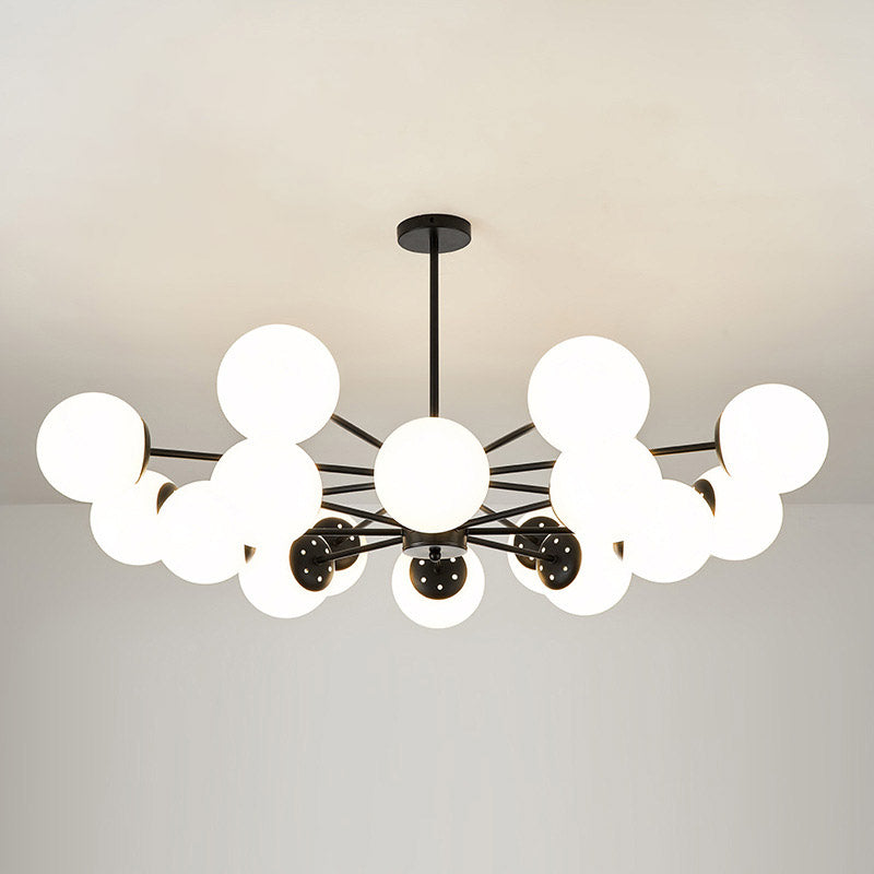 Globe kroonluchter verlichtingsarmaturen moderne multi-head suspensie hanger lampen
