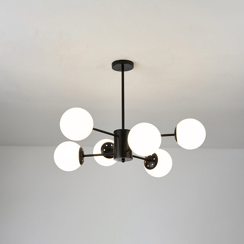 Globe kroonluchter verlichtingsarmaturen moderne multi-head suspensie hanger lampen