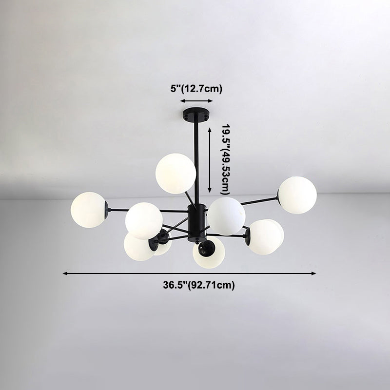 Globe kroonluchter verlichtingsarmaturen moderne multi-head suspensie hanger lampen