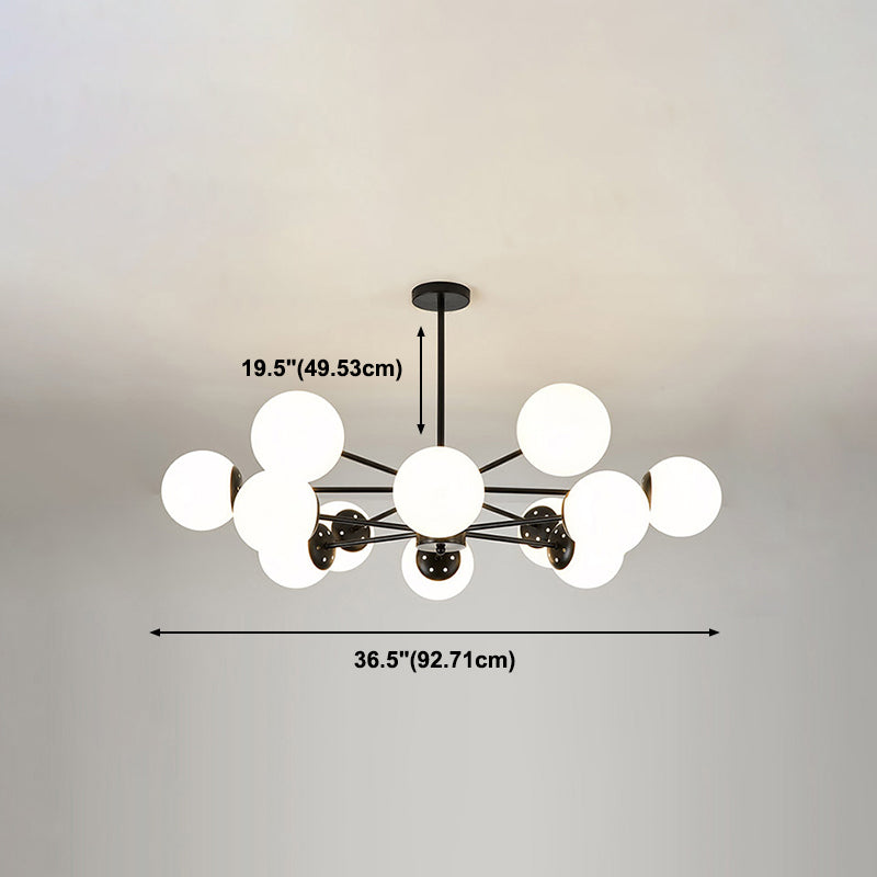 Globe kroonluchter verlichtingsarmaturen moderne multi-head suspensie hanger lampen