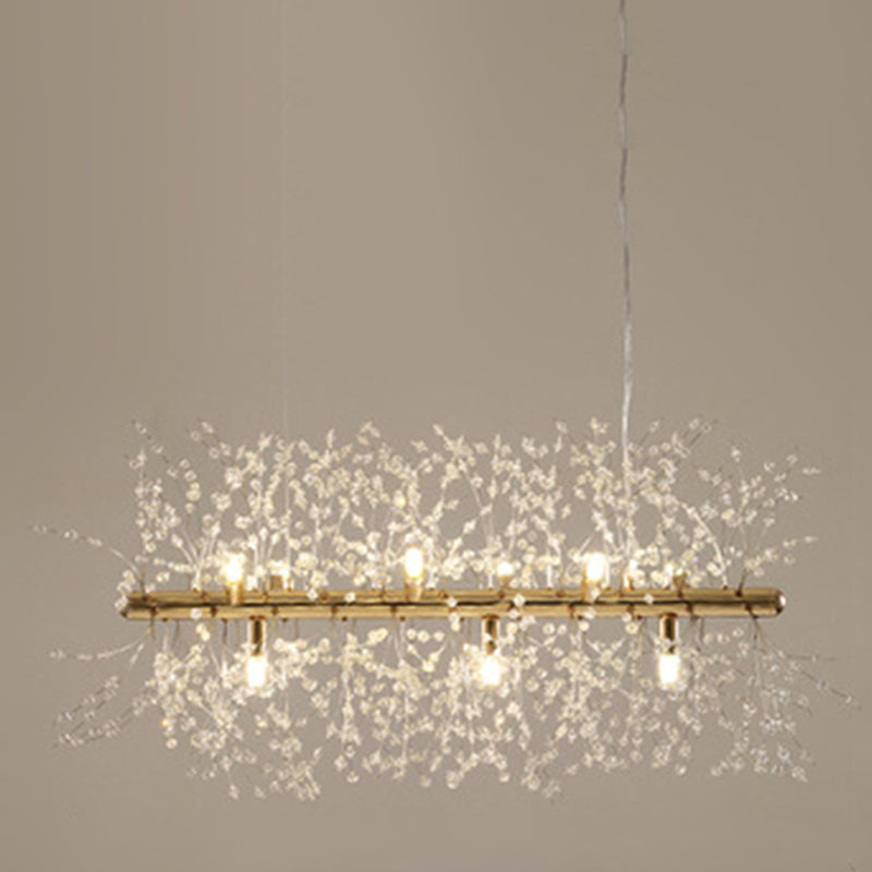 Modern Dandelion Chandelier Light Fixtures Multi-Head Suspension Pendant Lamps