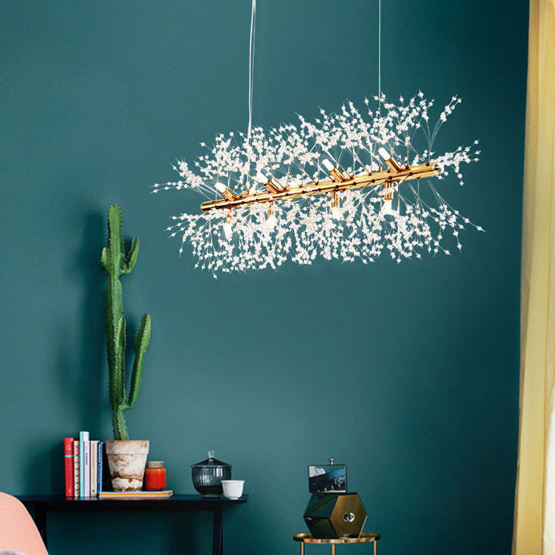 Modern Dandelion Chandelier Light Fixtures Multi-Head Suspension Pendant Lamps