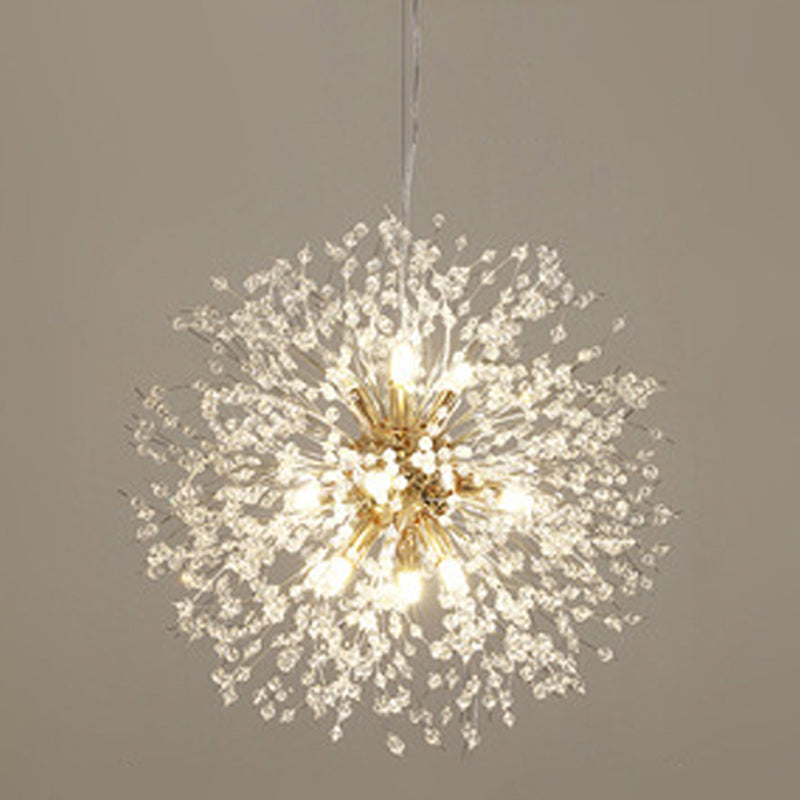 Modern Dandelion Chandelier Light Fixtures Multi-Head Suspension Pendant Lamps