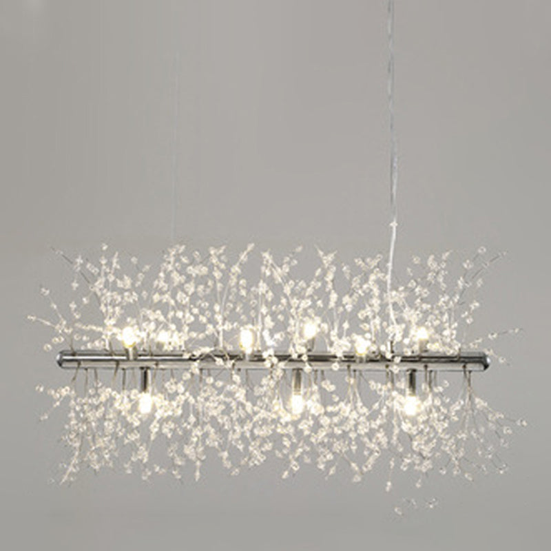 Modern Dandelion Chandelier Light Fixtures Multi-Head Suspension Pendant Lamps
