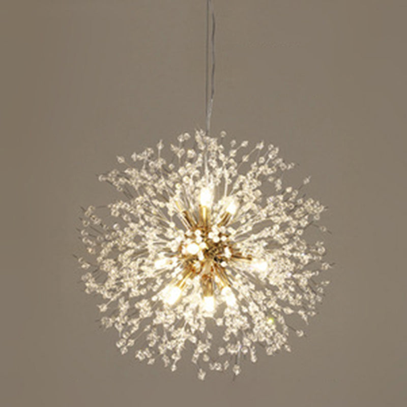 Modern Dandelion Chandelier Light Fixtures Multi-Head Suspension Pendant Lamps