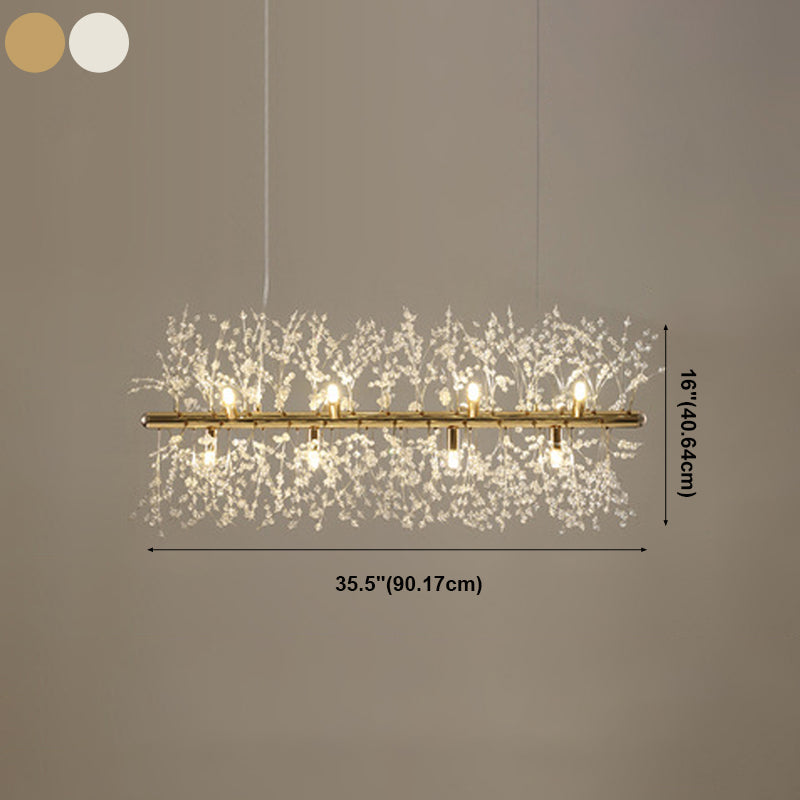 Modern Dandelion Chandelier Light Fixtures Multi-Head Suspension Pendant Lamps
