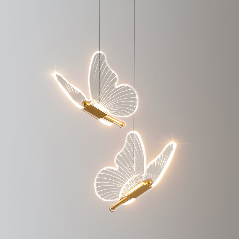 Vlindervormige suspensie hanger eigentijdse hangende hanglampen voor slaapkamer