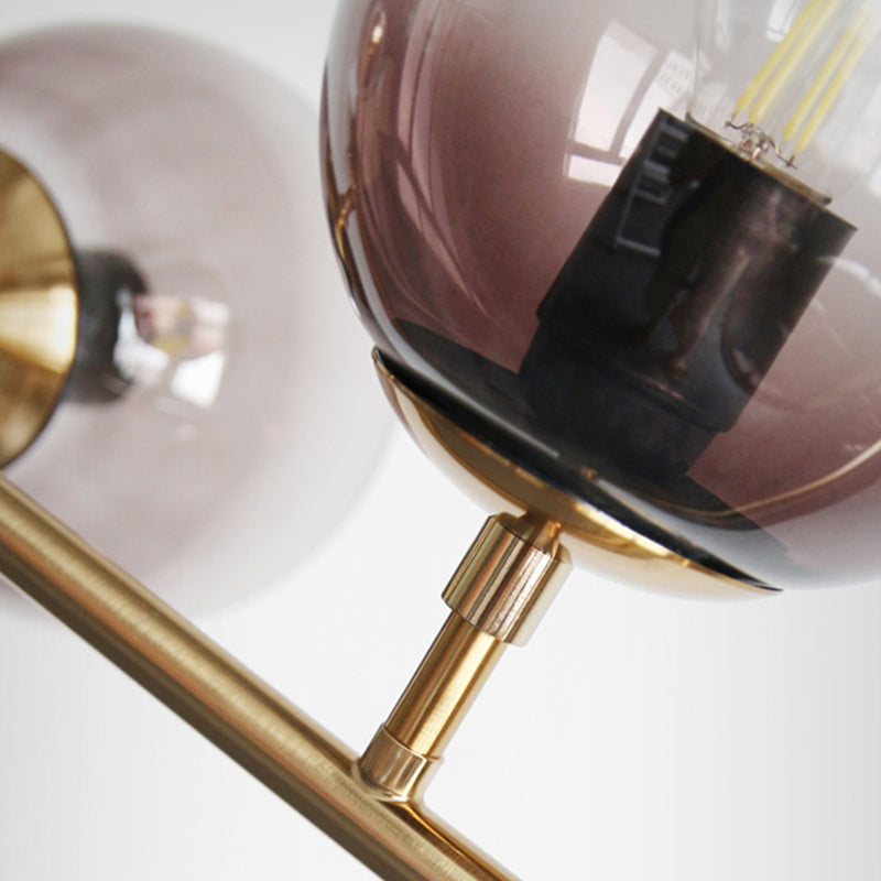 Modern Style Dining Chandelier Lamp Fixture Kitchen Dining Room Glass Shade Hanging Light