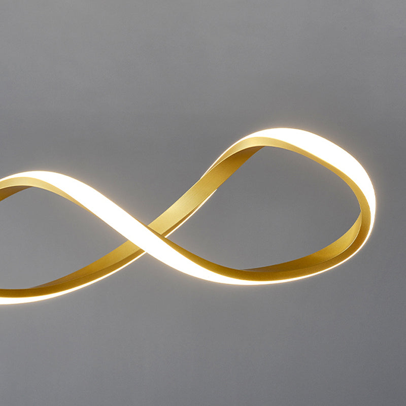 Contemporary Style Linear Island Lighting Metal 1 Light Island Pendant Light