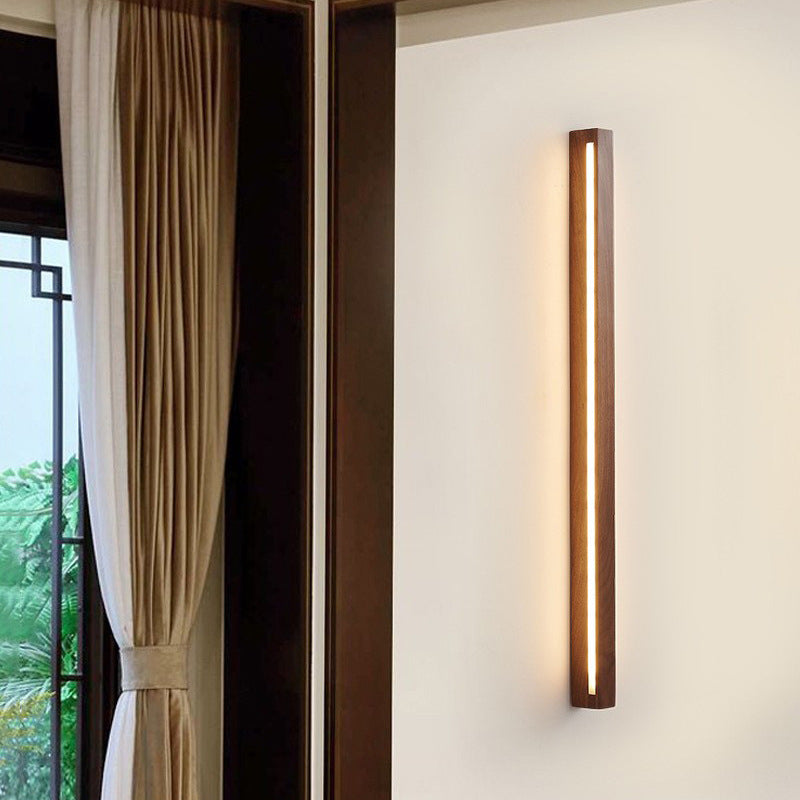 Lámparas de pared lineales contemporáneas de metal 2 luces lámpara de montaje de pared