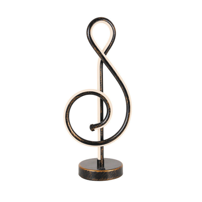 1 lampada da comodino lineare leggero lampade in metallo metallico contemporaneo in nero