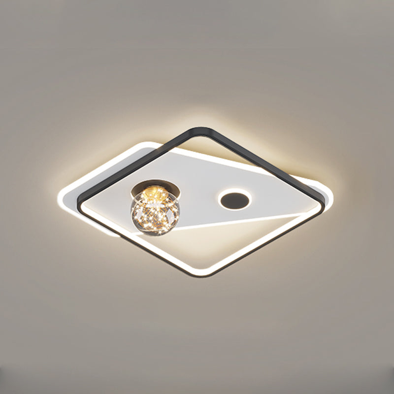 Gypsophila Modern Flush Ceiling Lighting Metal LED Flush Mount Ceiling Light Fixtures