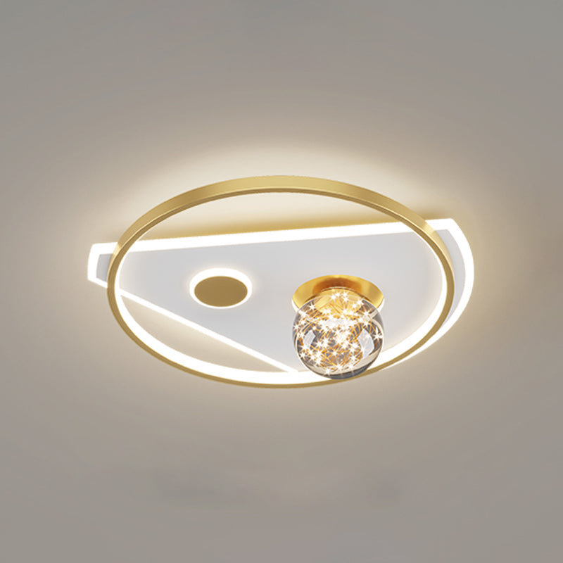 Gypsophila Modern Flush Ceiling Lighting Metal LED Flush Mount Ceiling Light Fixtures