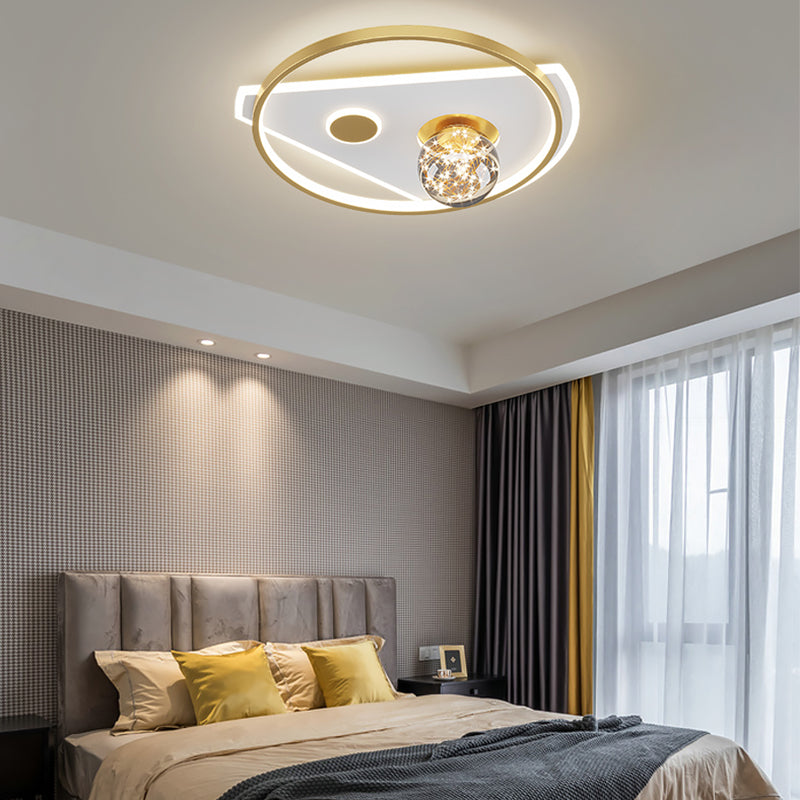Gypsophila Modern Flush Ceiling Lighting Metal LED Flush Mount Ceiling Light Fixtures