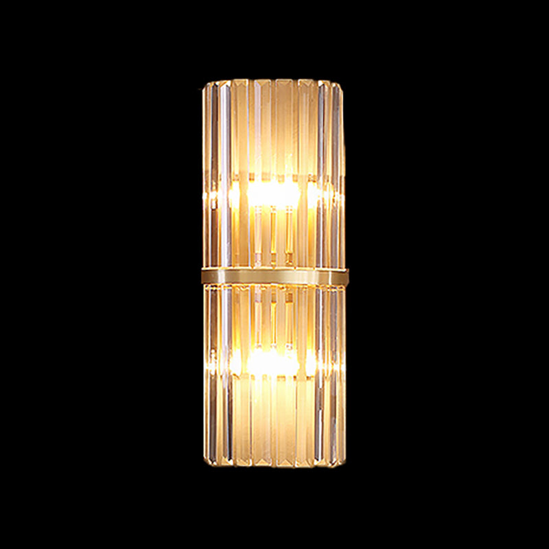 Gold Mur Sconce Postmodern Crystal Murd Murd Lightture pour le salon
