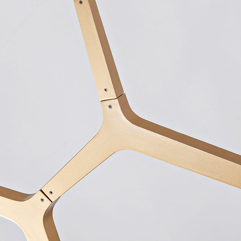 Radiation Chandelier Light Fixtures Modern Multi-Head Suspension Pendant Lamps for Living Room