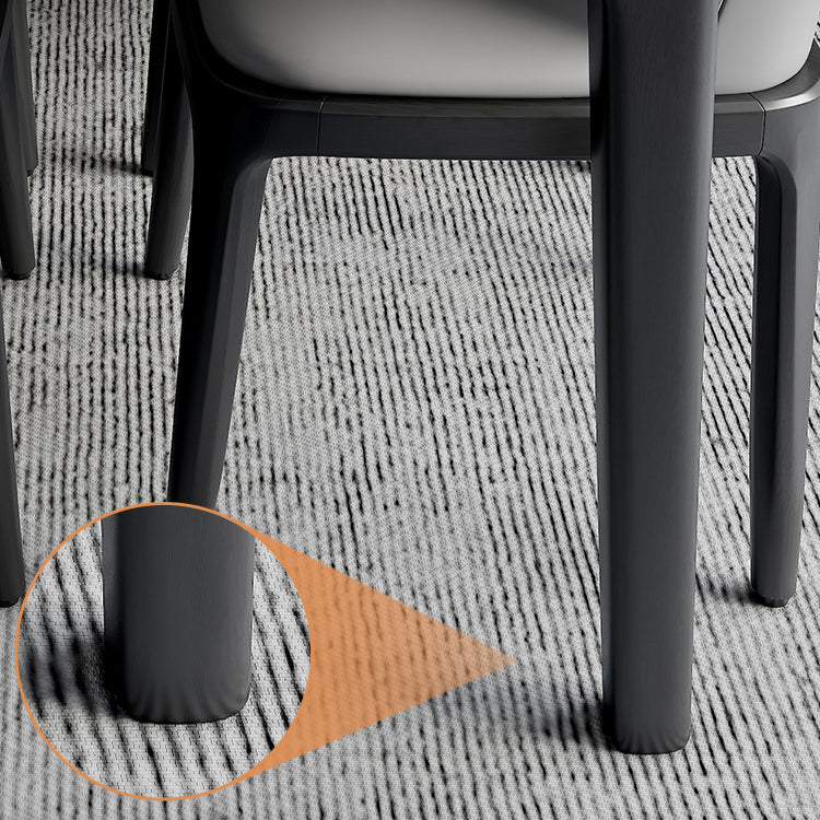 Mesa de comedor bicolor de piedra sinterizada Mesa de comedor Mid-Century de 4 patas