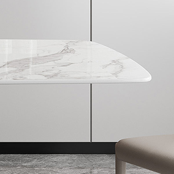 Mesa de comedor rectangular de estilo tradicional de lujo para el hogar