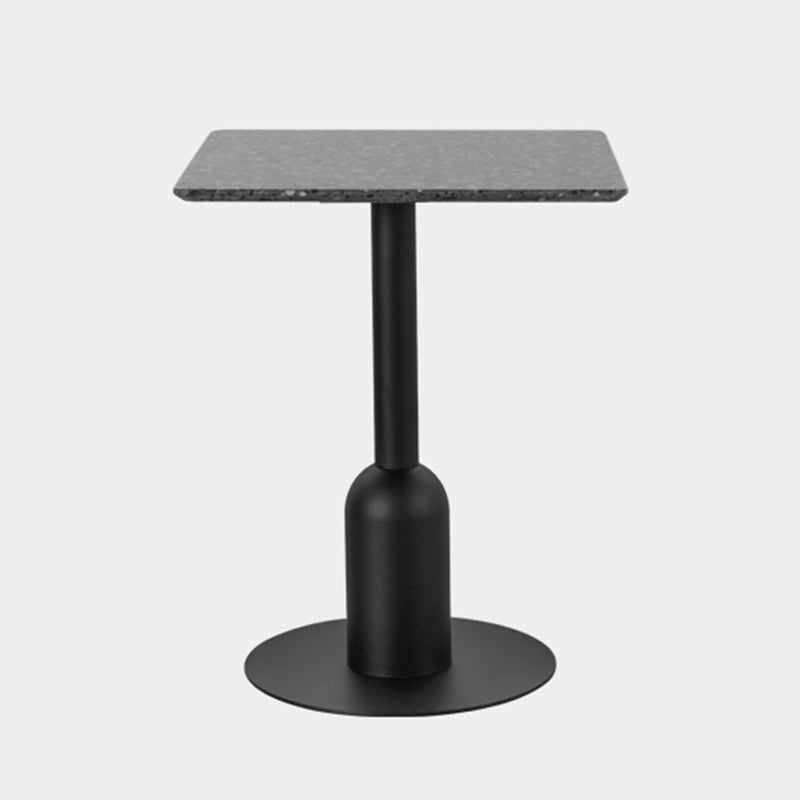 Metal Contemporary Dining Table Concrete Top Table for Dining Room