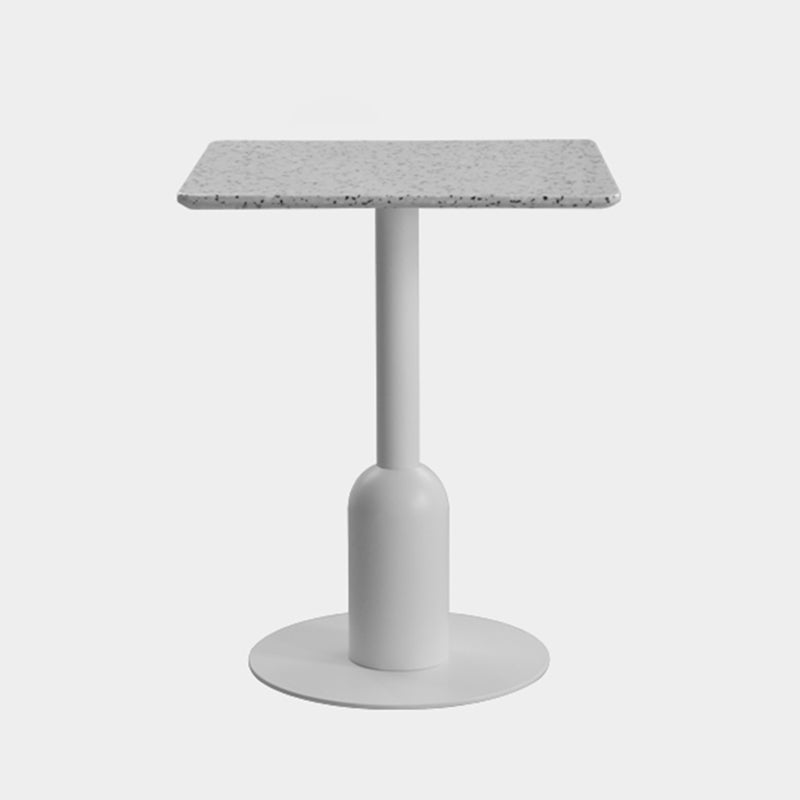 Metal Contemporary Dining Table Concrete Top Table for Dining Room