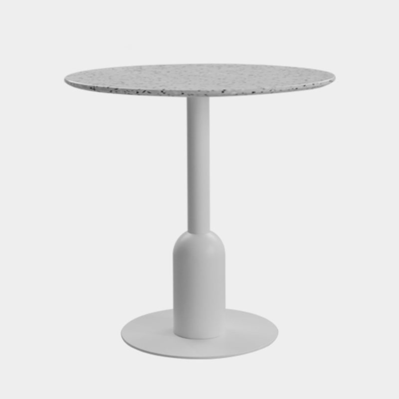 Metal Contemporary Dining Table Concrete Top Table for Dining Room