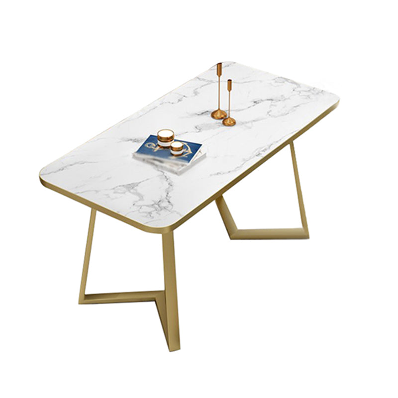 Luxusstil Esstisch Haus kleiner Apartmenttisch mit Metallbasis