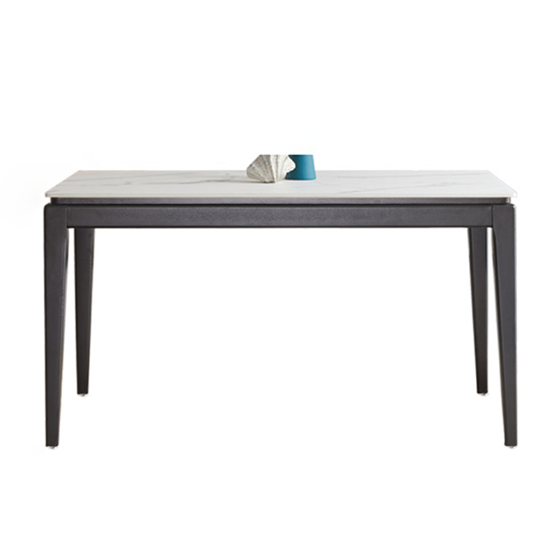 Sintered Stone Top Rectangle Table for Restaurant Kitchen Table with 4 Legs