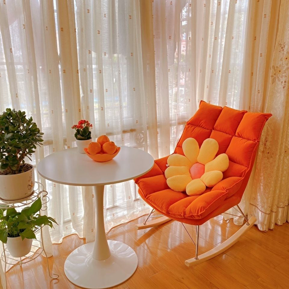 Metal Contemporary Round Dining Table Tulip Base Table for Dining Room and Kitchen