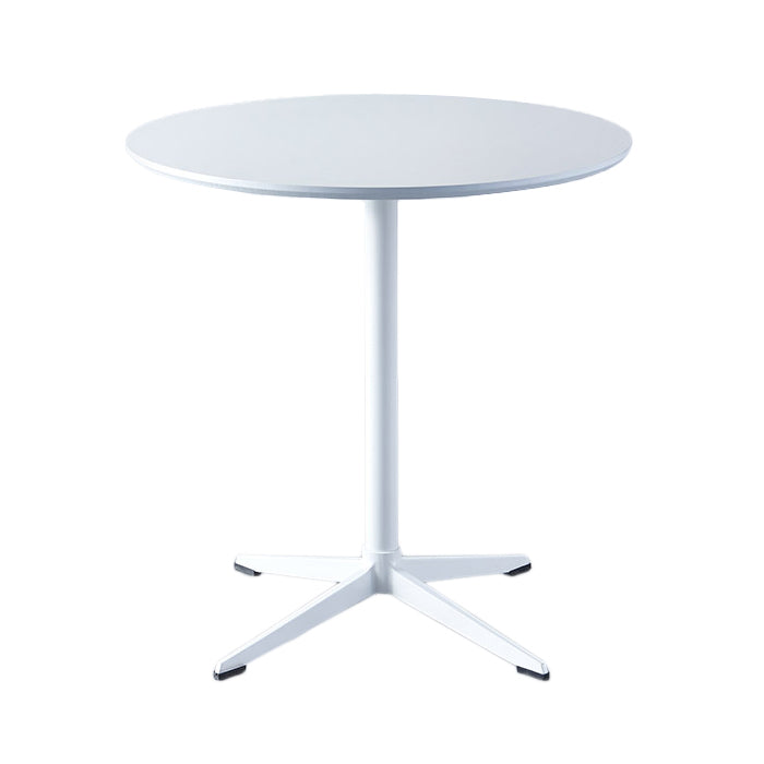 Mesa de comedor redonda contemporánea de metal mesa de madera para comedor y cocina