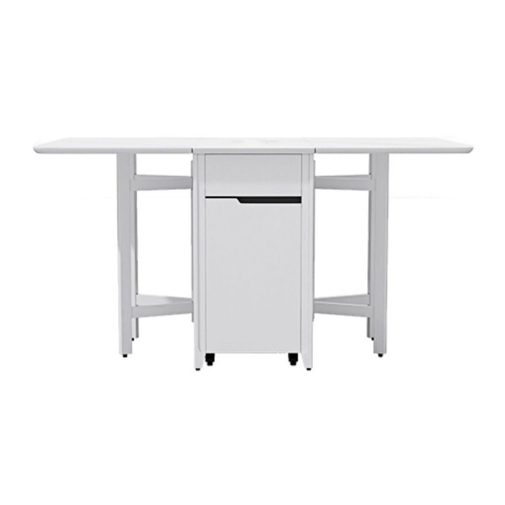 Rectangle Stone Dining Site Table Simplicity Style Drop Leaf Table for Home