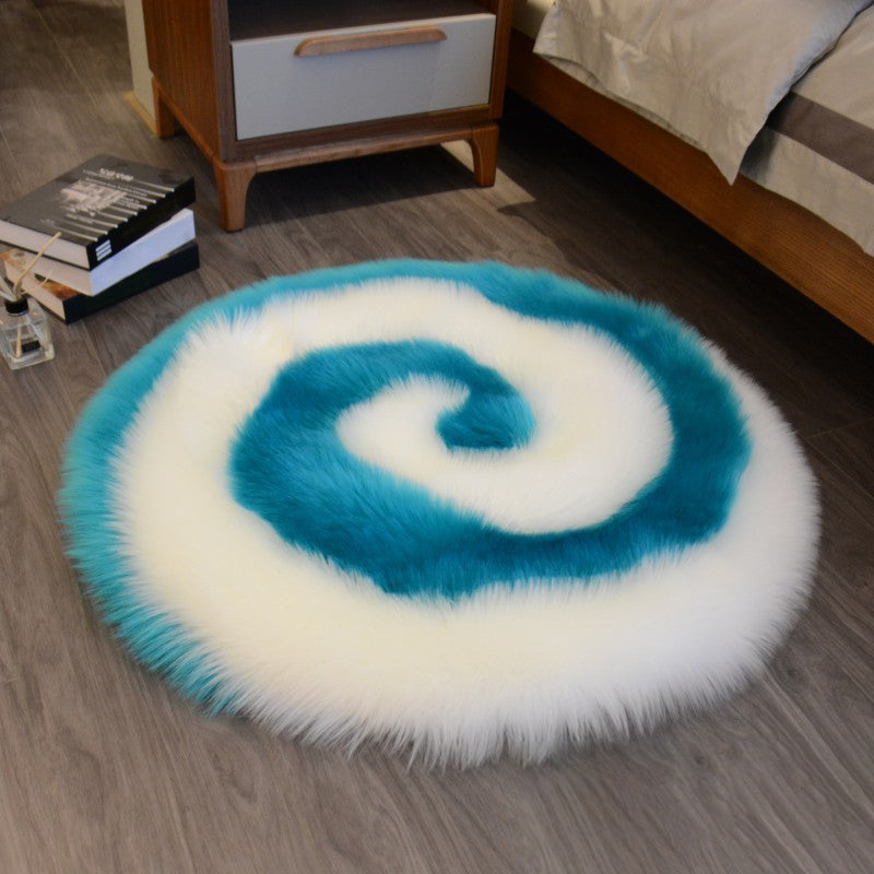 Tappeto area blocco color fantasia peluche area tappeto tappeto resistente alle macchie per arredamento per la casa
