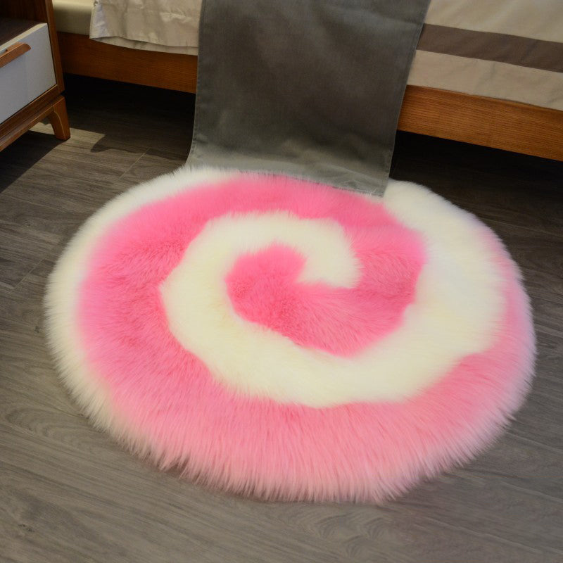 Tappeto area blocco color fantasia peluche area tappeto tappeto resistente alle macchie per arredamento per la casa