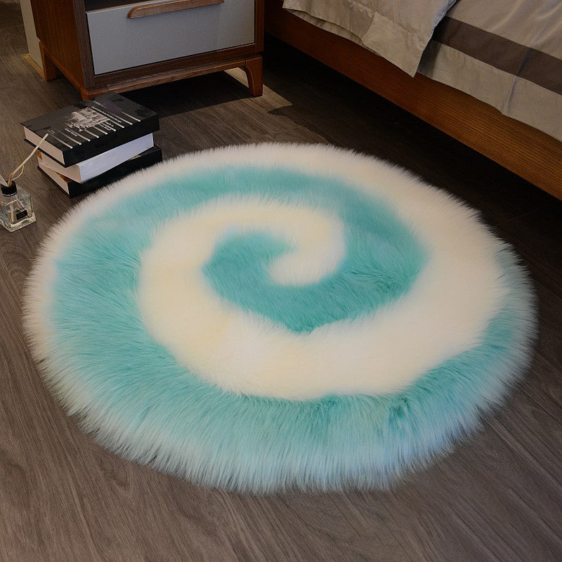 Tappeto area blocco color fantasia peluche area tappeto tappeto resistente alle macchie per arredamento per la casa