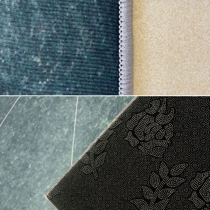 Almacenador de alfombra moderna de la alfombra moderna Área de poliéster alfombra del área de respaldo sin deslizamiento para decoración del hogar