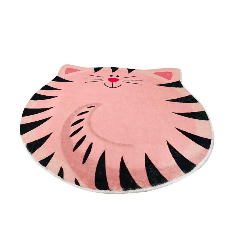 Minimalist Carpet Animals Printed Area Rug Stain Resistant Polyester Rug for Living Room