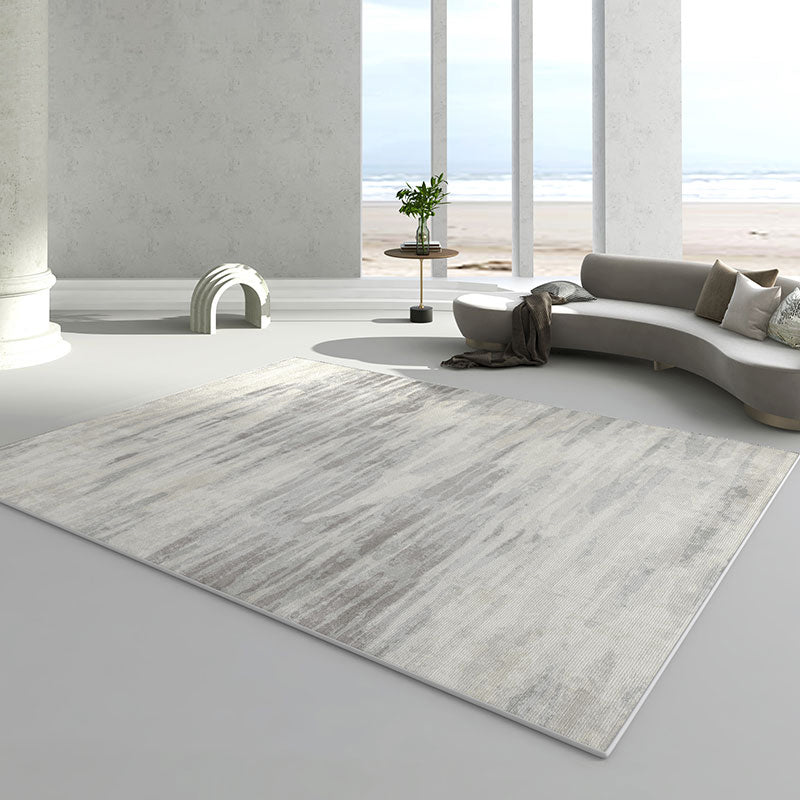 Industrial Grey Tone Area Teppich Aquarell Teppich-Polyester-Innenteppich mit Rutschtraining